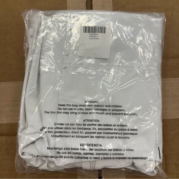 New Gigi C Cassie One Shoulder Cutout Jumpsuit Catsuit White L - Picture 3 of 5